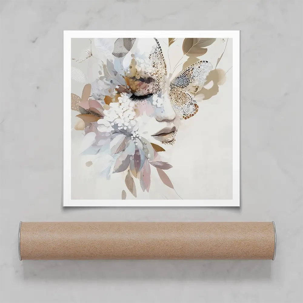 Butterfly Dust 2 Square Art Print Butterfly Dust 2 Square Art Print wall art product Bella Eve