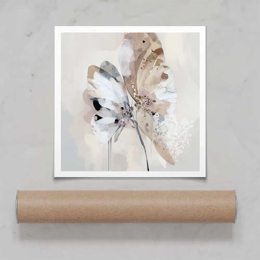 Butterfly Dust Square Art Print Butterfly Dust Square Art Print wall art product Bella Eve
