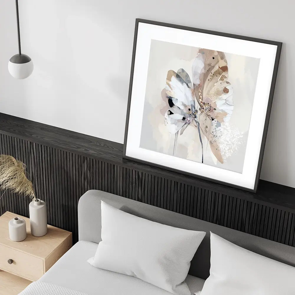 Butterfly Dust Square Framed Art Print Butterfly Dust Square Framed Art Print wall art product Bella Eve
