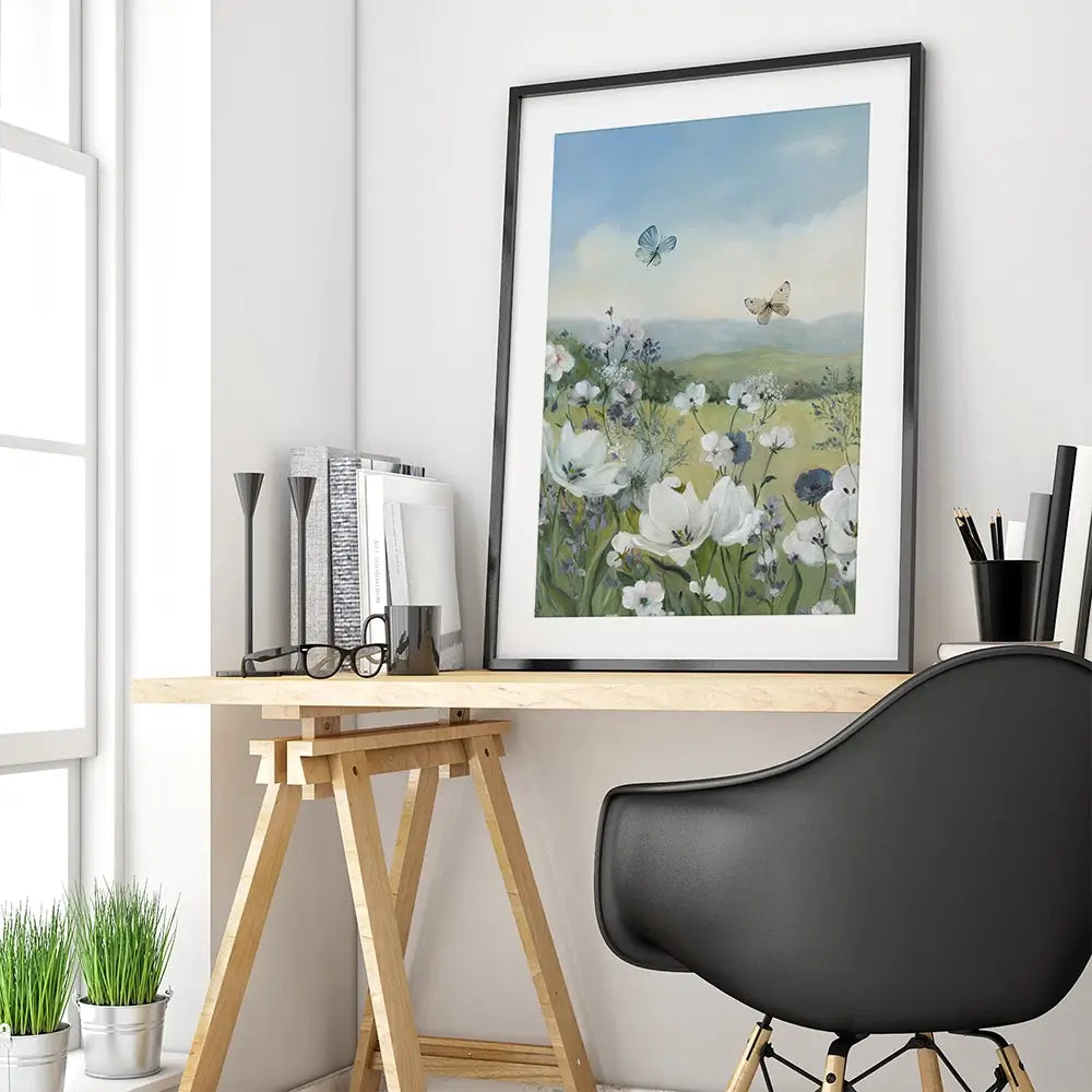 Butterfly Meadow 1 Framed Art Print Butterfly Meadow 1 Framed Art Print wall art product Carol Robinson