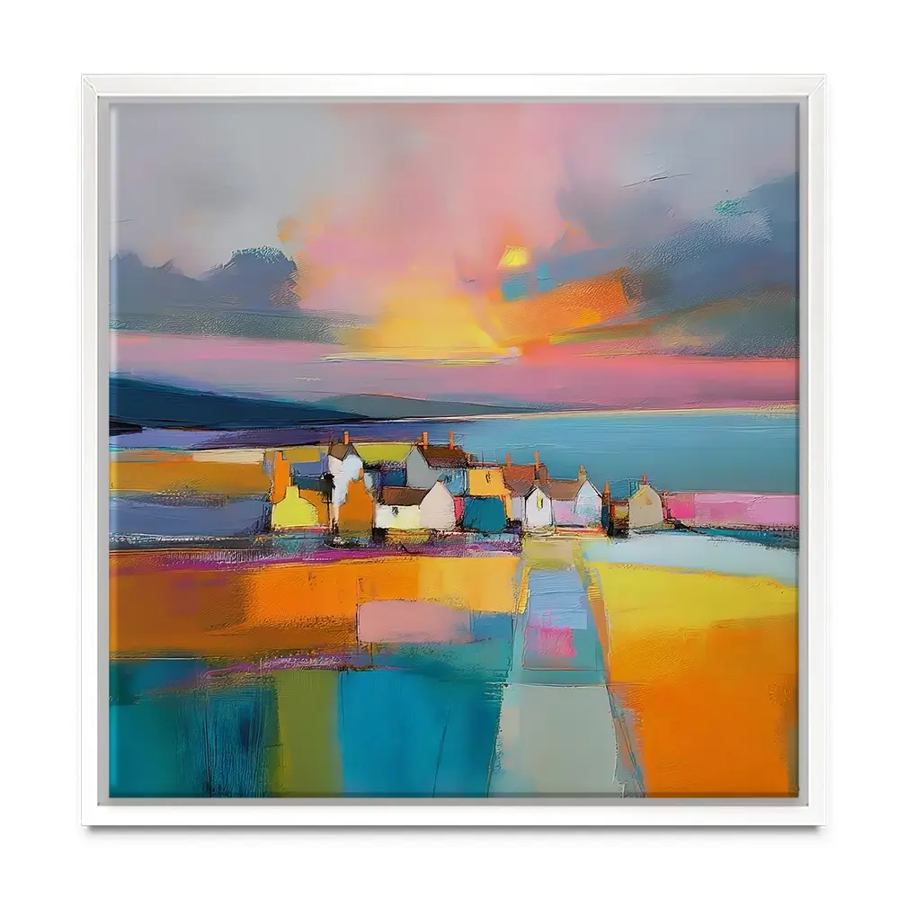By The Sea Square Canvas Print By The Sea Square Canvas Print wall art product David Alexander Elder
