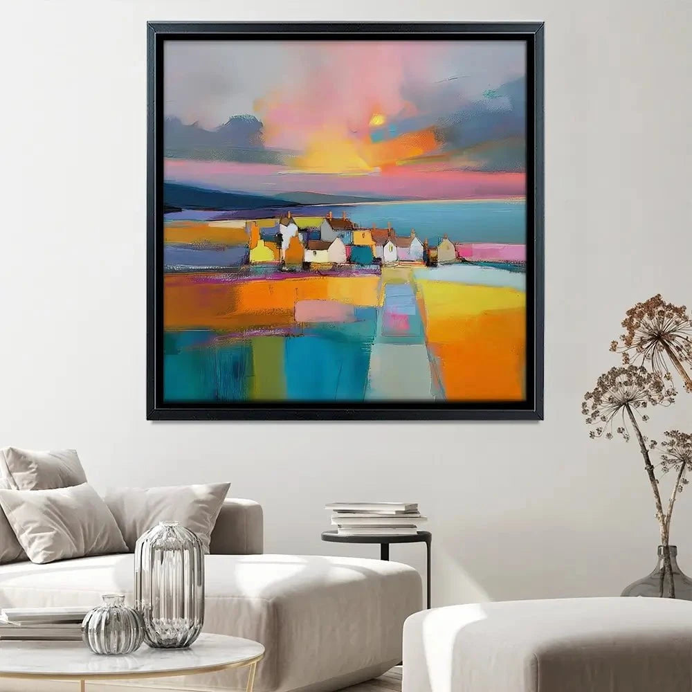 By The Sea Square Canvas Print By The Sea Square Canvas Print wall art product David Alexander Elder