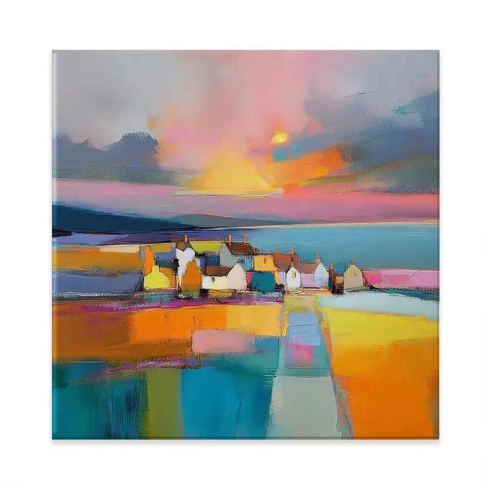 By The Sea Square Canvas Print By The Sea Square Canvas Print wall art product David Alexander Elder