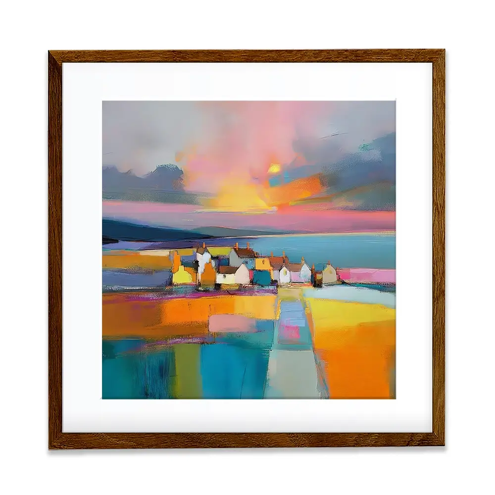 By The Sea Square Framed Art Print By The Sea Square Framed Art Print wall art product David Alexander Elder