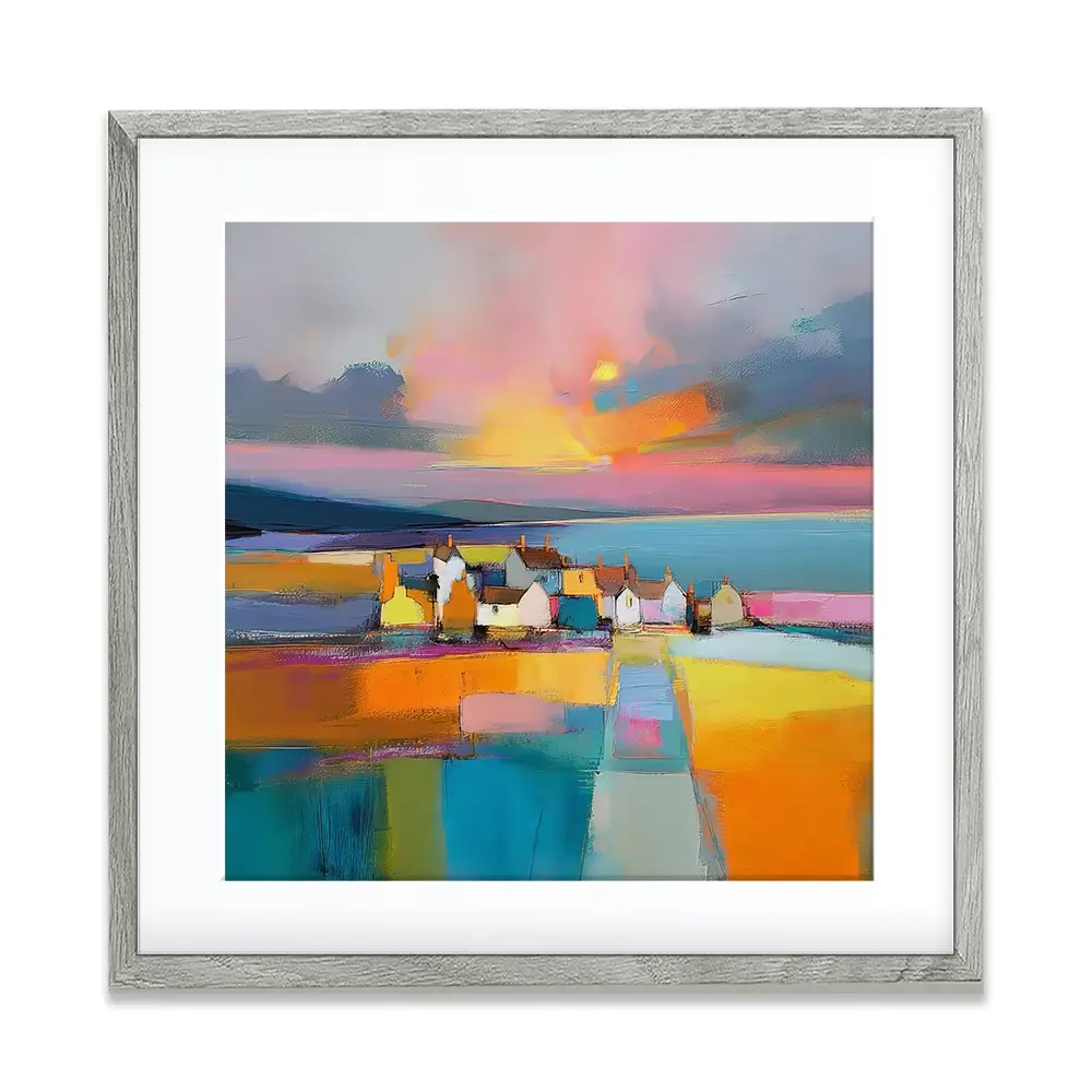 By The Sea Square Framed Art Print By The Sea Square Framed Art Print wall art product David Alexander Elder