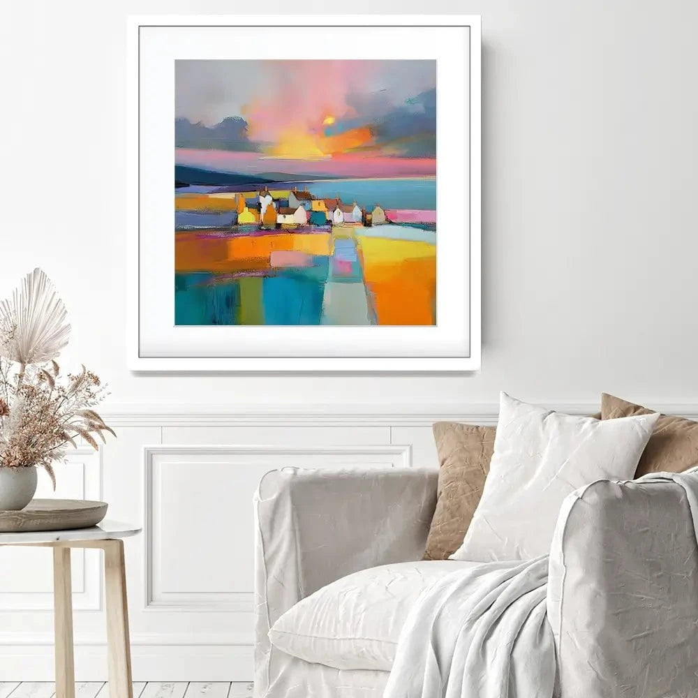 By The Sea Square Framed Art Print By The Sea Square Framed Art Print wall art product David Alexander Elder