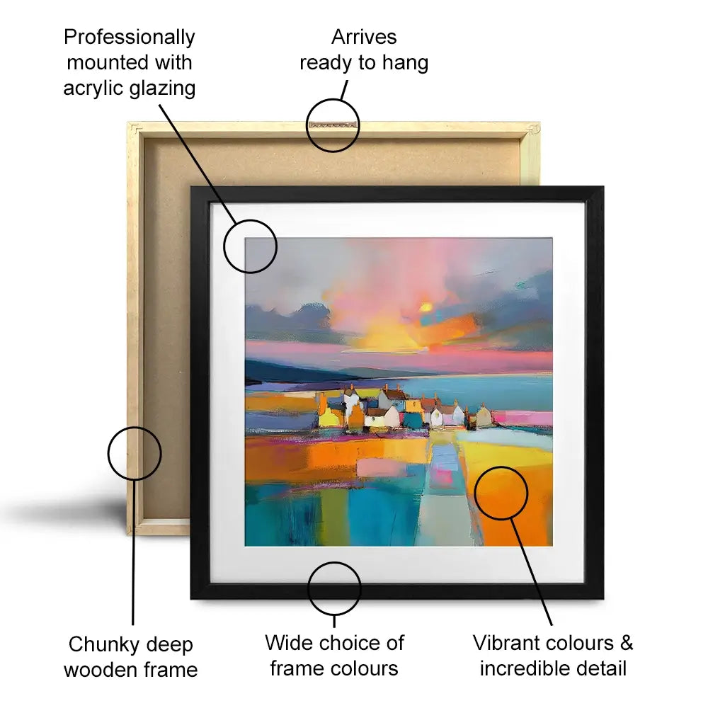By The Sea Square Framed Art Print By The Sea Square Framed Art Print wall art product David Alexander Elder