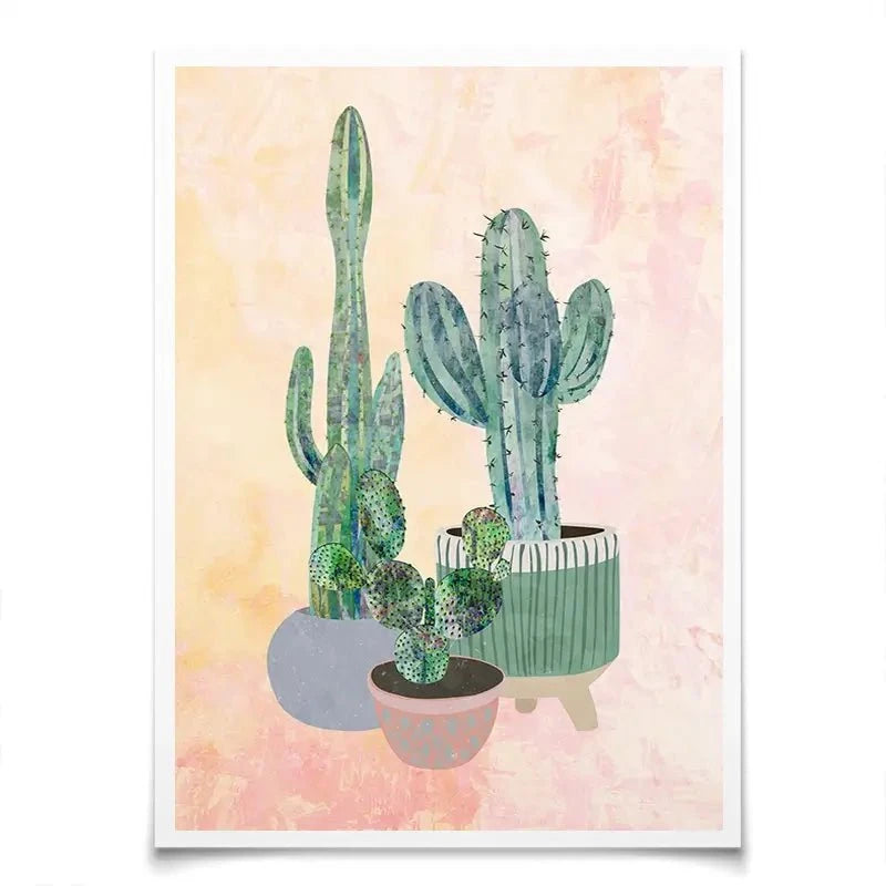 Cacti Art Print Cacti Art Print wall art product Sarah Manovski