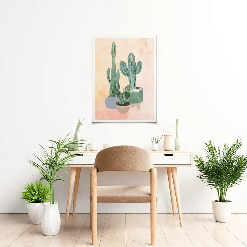 Cacti Art Print Cacti Art Print wall art product Sarah Manovski