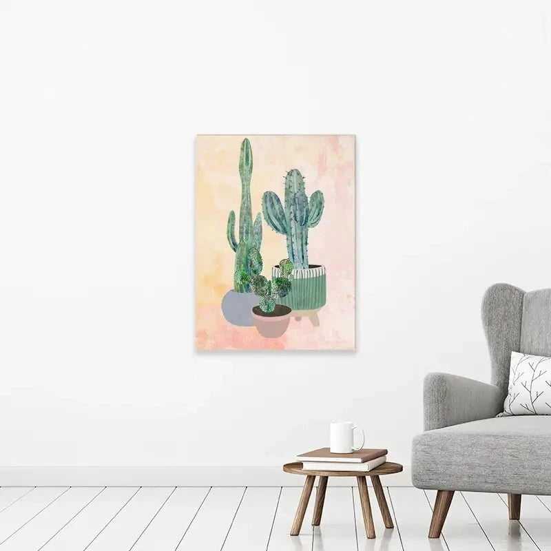 Cacti Canvas Print Cacti Canvas Print wall art product Sarah Manovski