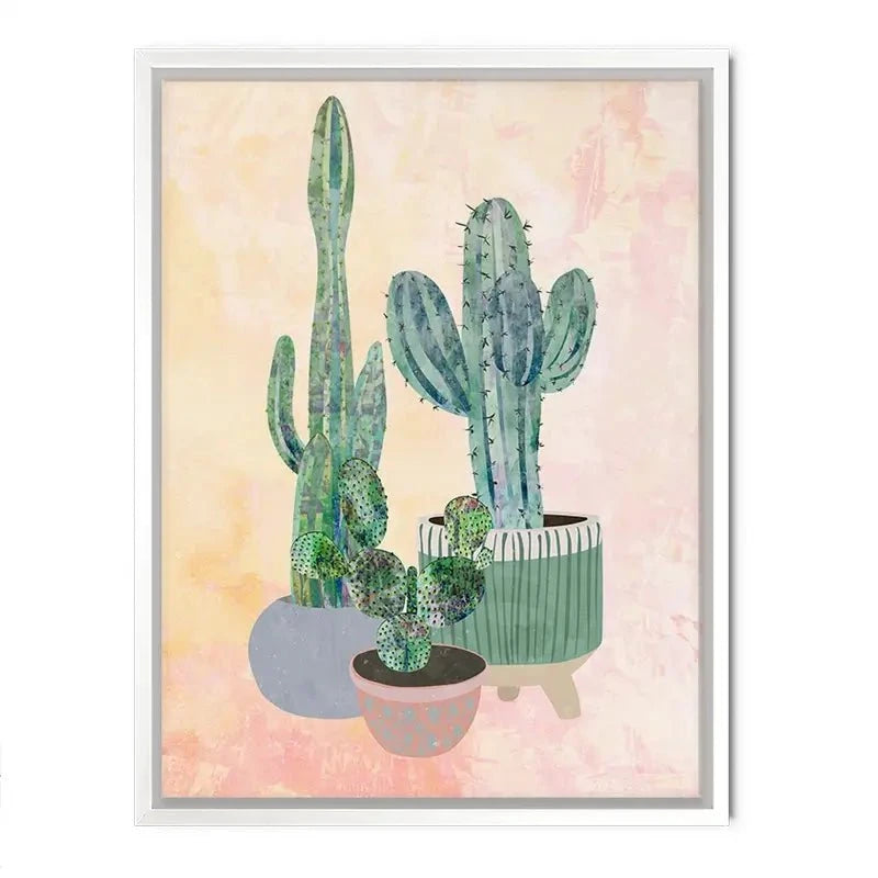 Cacti Canvas Print Cacti Canvas Print wall art product Sarah Manovski