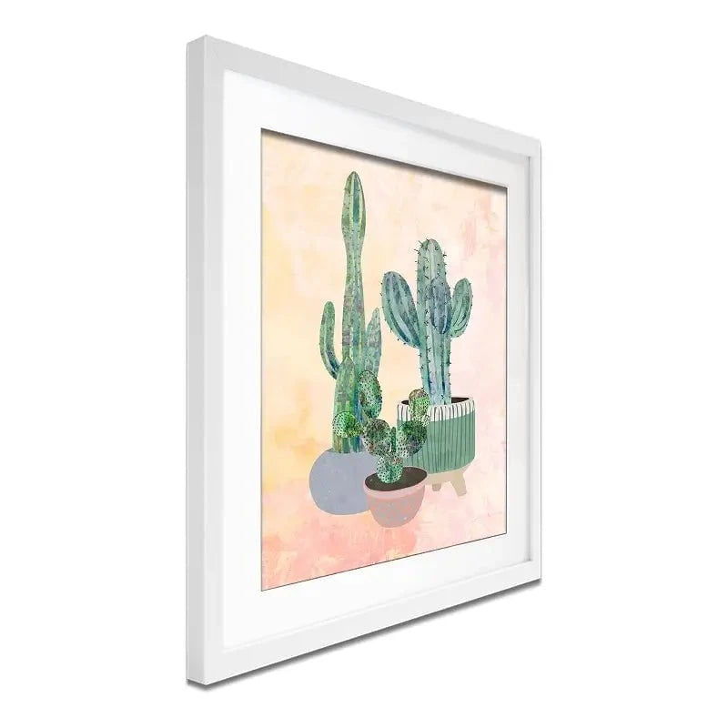 Cacti Framed Art Print Cacti Framed Art Print wall art product Sarah Manovski
