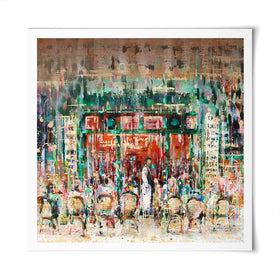 Café Paris Square Art Print Café Paris Square Art Print wall art product Studio Paint-Ing
