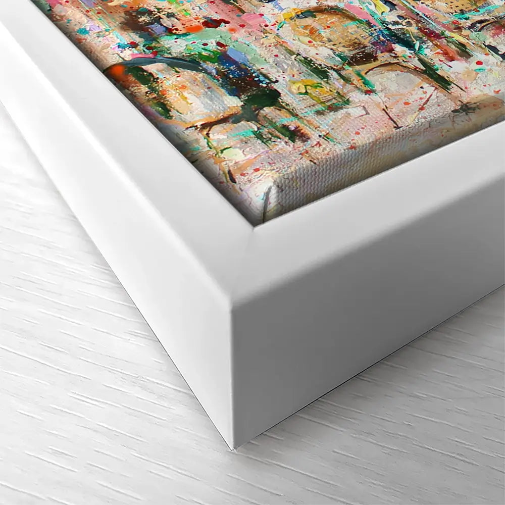 Café Paris Square Canvas Print Café Paris Square Canvas Print wall art product Studio Paint-Ing
