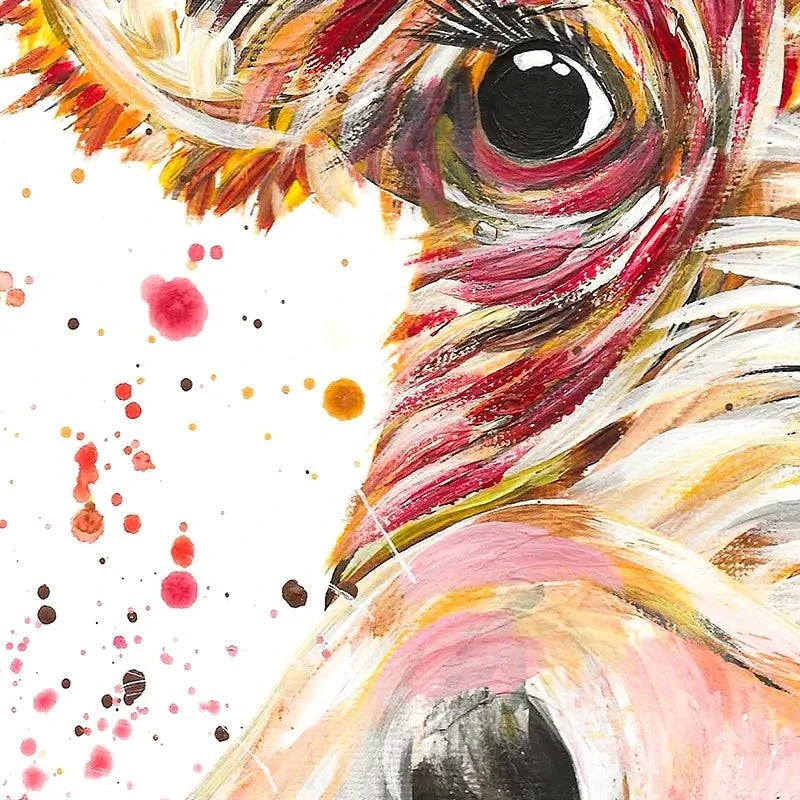 Caleb Cow Canvas Print Caleb Cow Canvas Print wall art product Emma LC Art