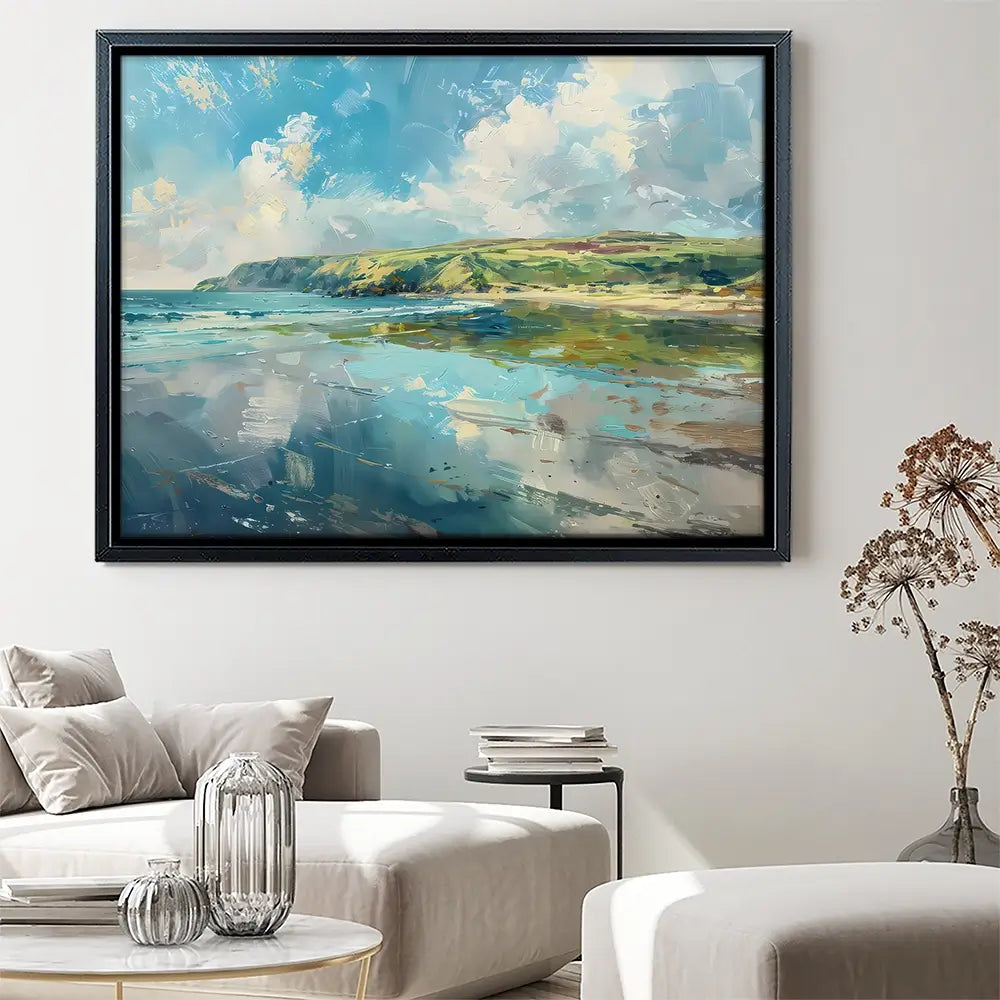 Calm Bay Canvas Print Calm Bay Canvas Print wall art product Creative Studio - Independent