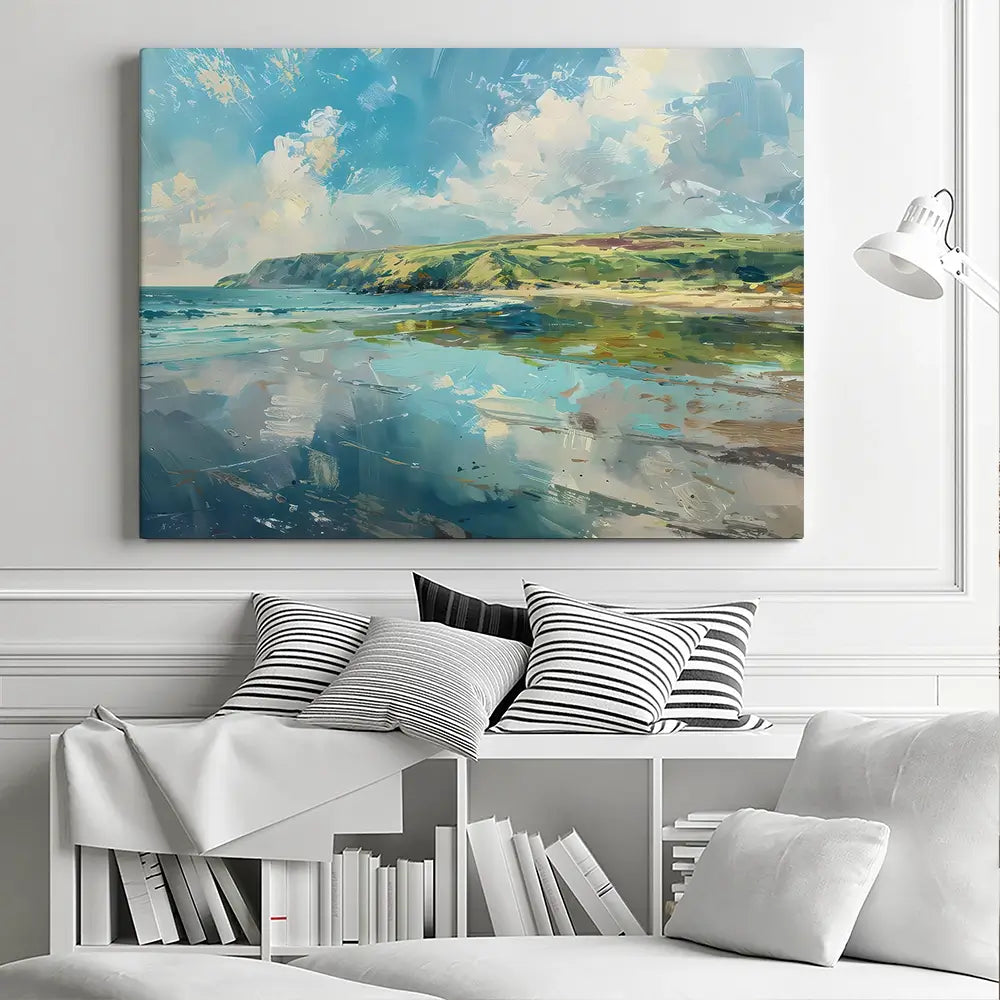 Calm Bay Canvas Print Calm Bay Canvas Print wall art product Creative Studio - Independent