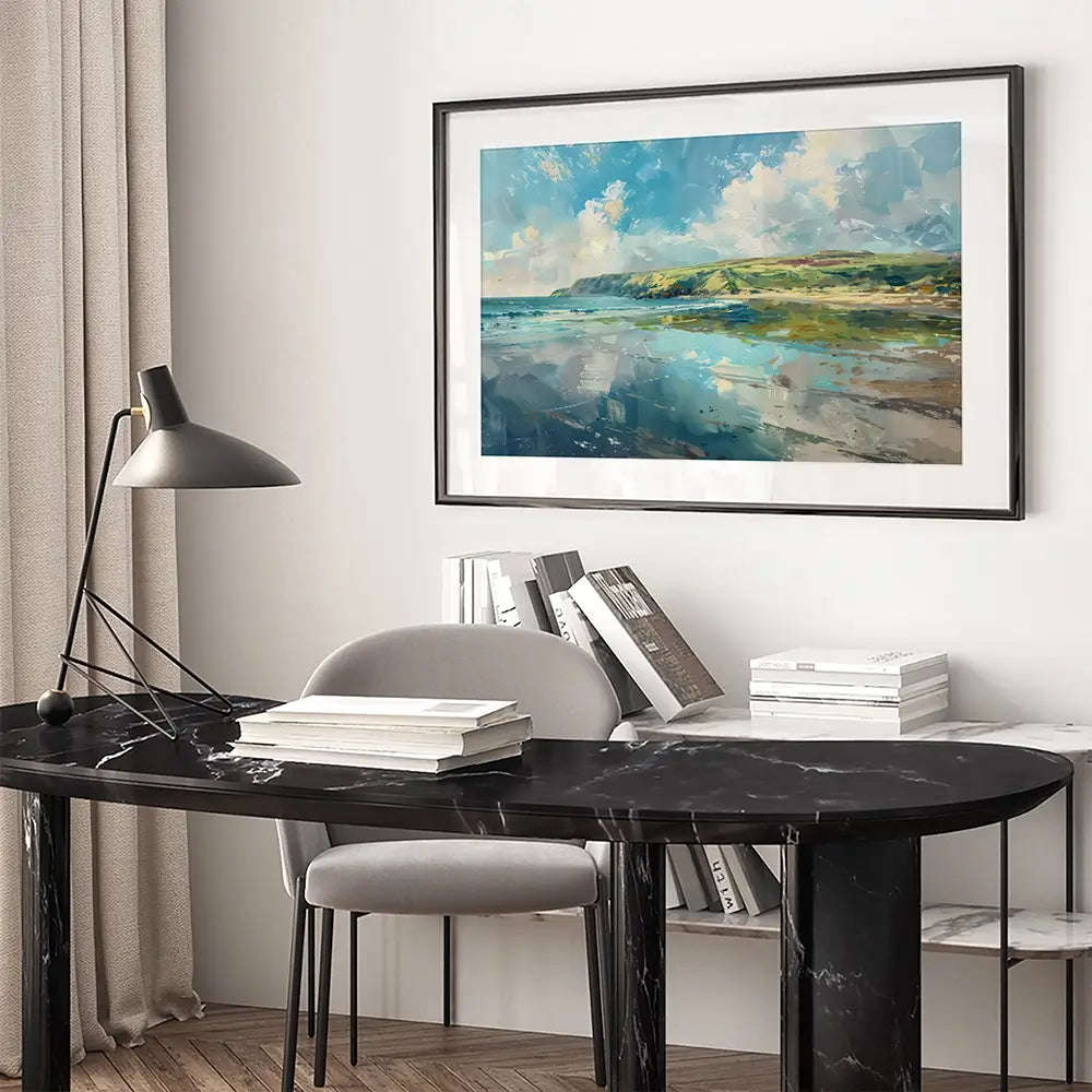 Calm Bay Framed Art Print Calm Bay Framed Art Print wall art product Creative Studio - Independent