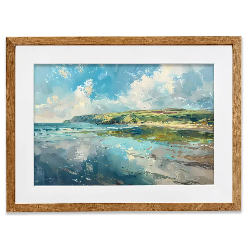 Calm Bay Framed Art Print Calm Bay Framed Art Print wall art product Creative Studio - Independent