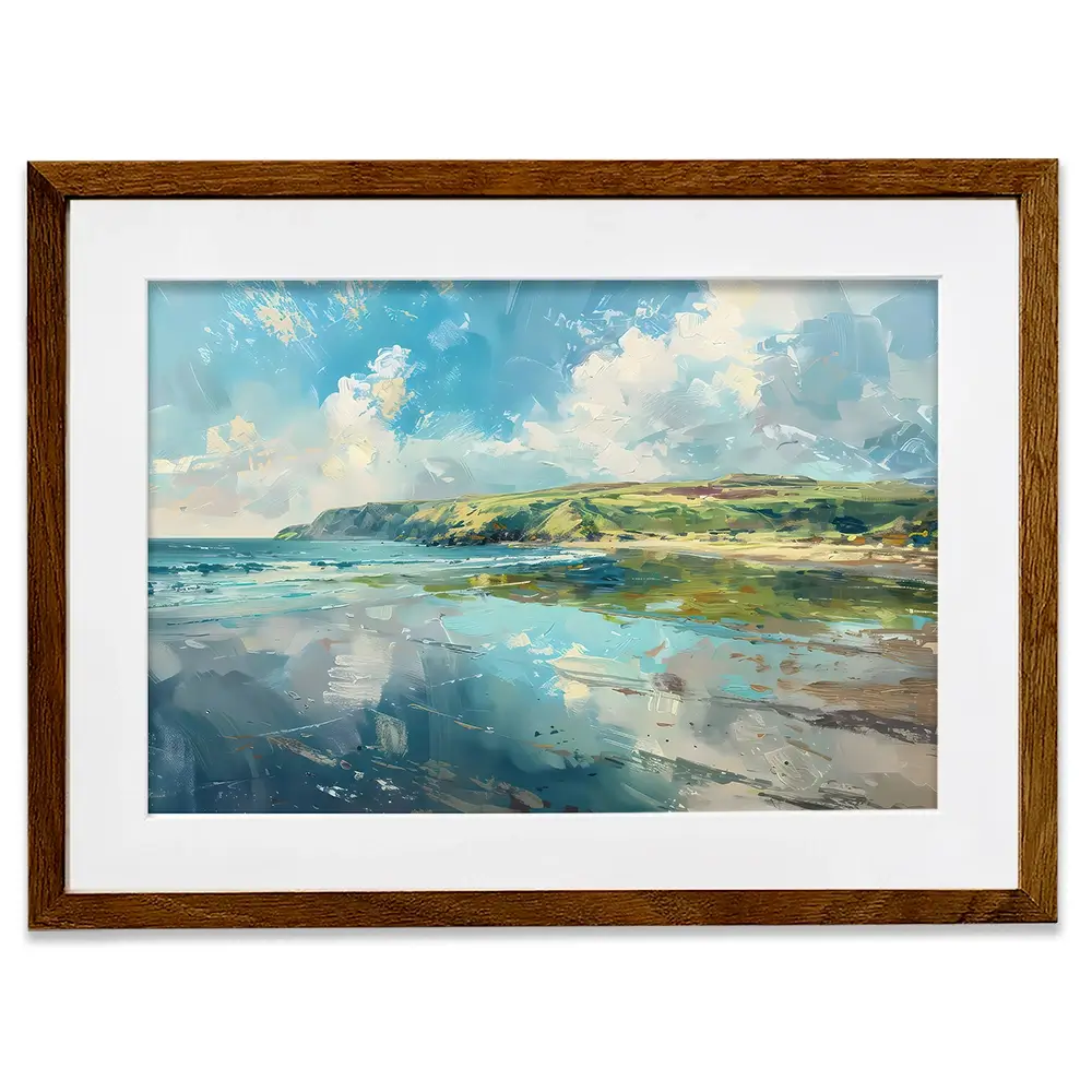 Calm Bay Framed Art Print Calm Bay Framed Art Print wall art product Creative Studio - Independent