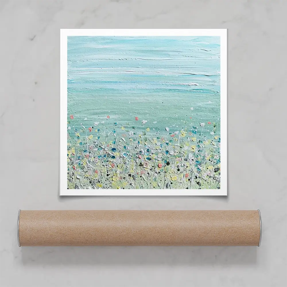 Calmness Square Art Print Calmness Square Art Print wall art product Charlotte Anna Reed