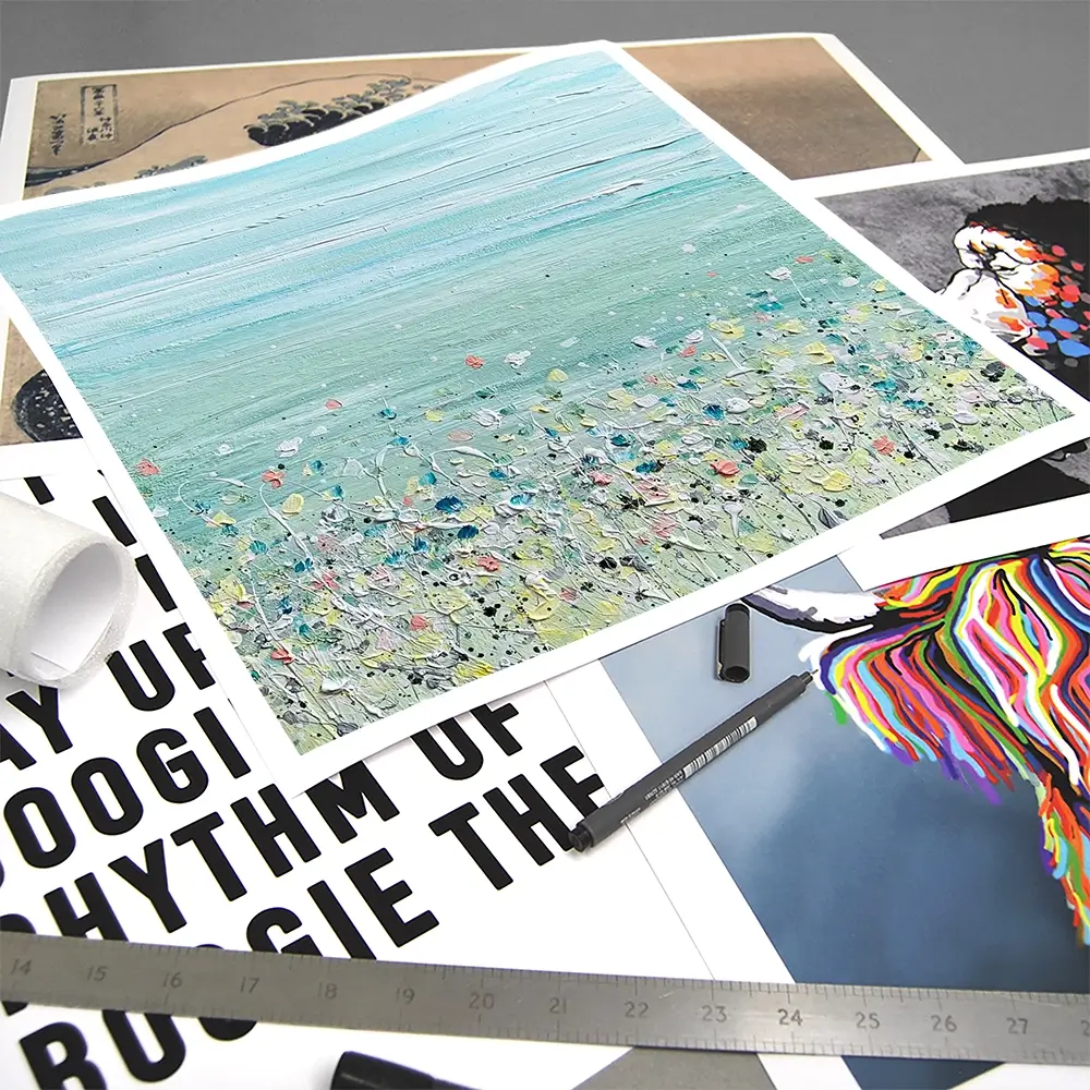 Calmness Square Art Print Calmness Square Art Print wall art product Charlotte Anna Reed