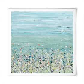Calmness Square Art Print Calmness Square Art Print wall art product Charlotte Anna Reed