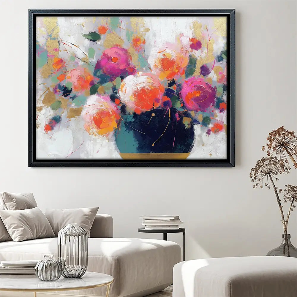 Camellia Abundance Canvas Print Camellia Abundance Canvas Print wall art product Chromatic Storm Studio