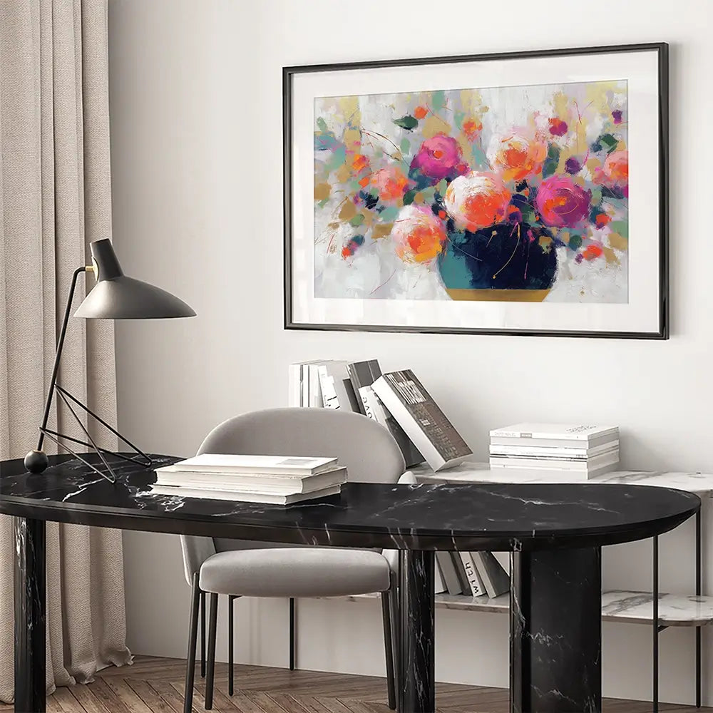 Camellia Abundance Framed Art Print Camellia Abundance Framed Art Print wall art product Chromatic Storm Studio