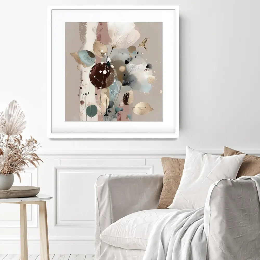 Camilla Abstract Square Framed Art Print Camilla Abstract Square Framed Art Print wall art product Bella Eve