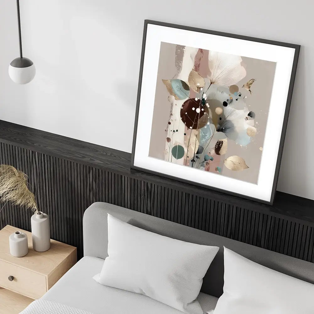 Camilla Abstract Square Framed Art Print Camilla Abstract Square Framed Art Print wall art product Bella Eve