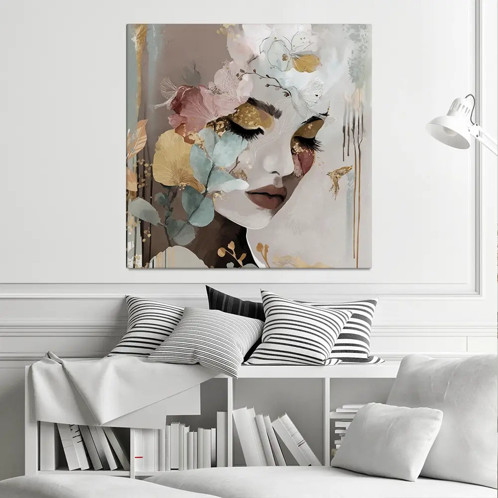 Camilla Square Canvas Print Camilla Square Canvas Print wall art product Bella Eve