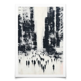 Canyon Of Commuters Art Print Canyon Of Commuters Art Print wall art product Chromatic Storm Studio
