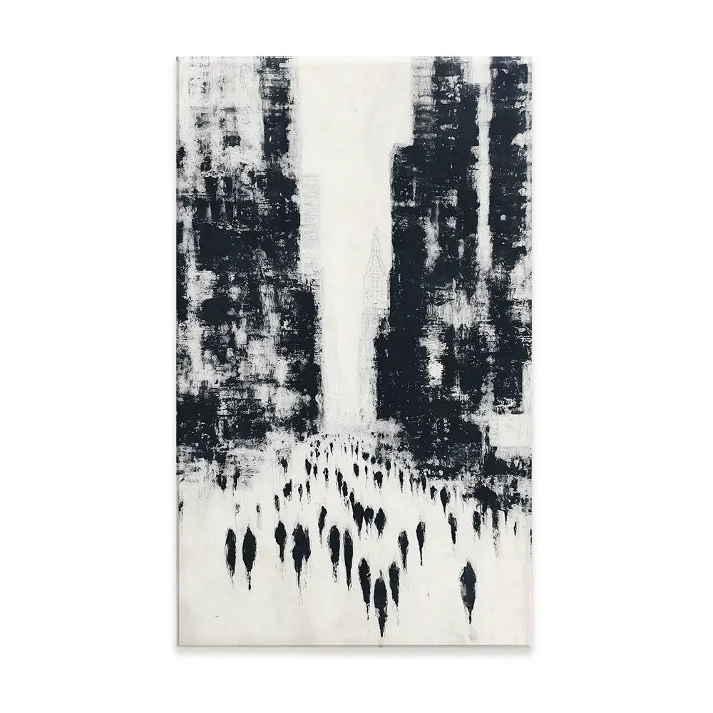 Canyon Of Commuters Canvas Print Canyon Of Commuters Canvas Print wall art product Chromatic Storm Studio