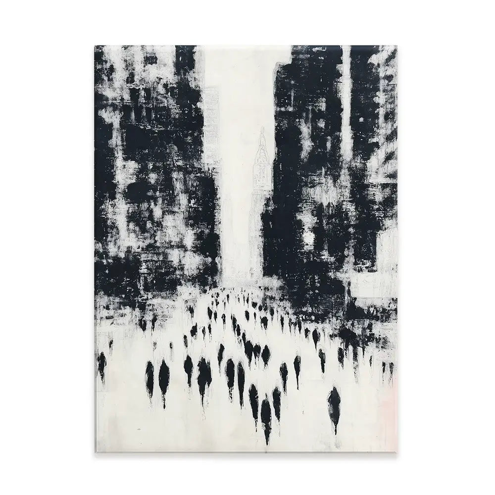 Canyon Of Commuters Canvas Print Canyon Of Commuters Canvas Print wall art product Chromatic Storm Studio