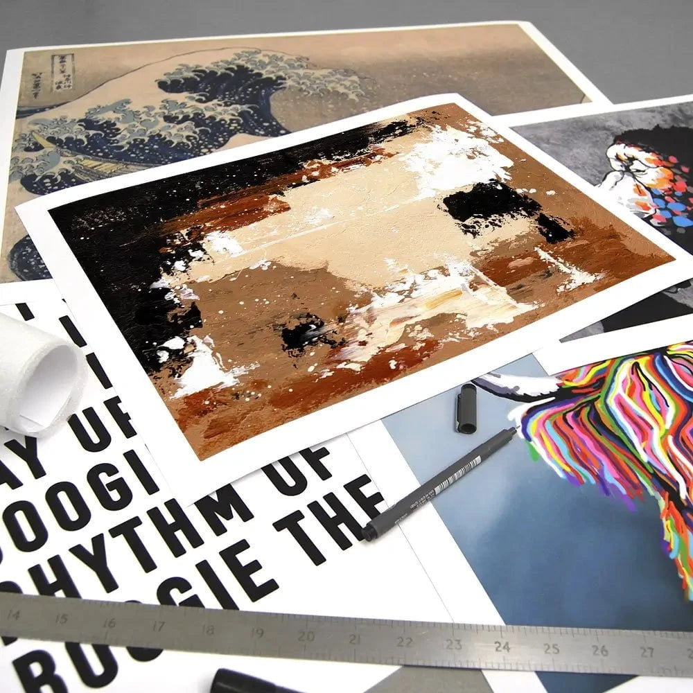 Cappuccino Abstract Art Print Cappuccino Abstract Art Print wall art product Svetlana Aleynikova