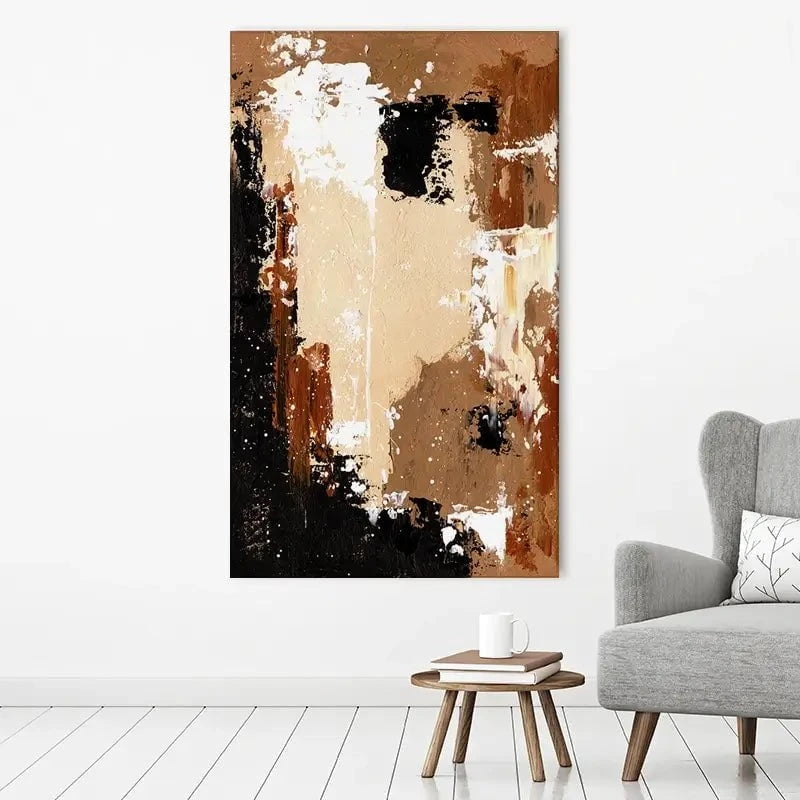 Cappuccino Abstract Canvas Print Cappuccino Abstract Canvas Print wall art product Svetlana Aleynikova