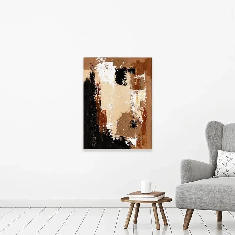 Cappuccino Abstract Canvas Print Cappuccino Abstract Canvas Print wall art product Svetlana Aleynikova