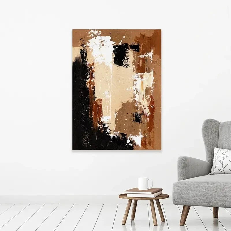 Cappuccino Abstract Canvas Print Cappuccino Abstract Canvas Print wall art product Svetlana Aleynikova