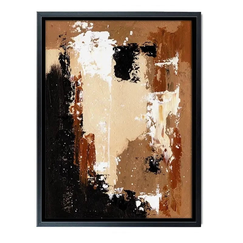 Cappuccino Abstract Canvas Print Cappuccino Abstract Canvas Print wall art product Svetlana Aleynikova