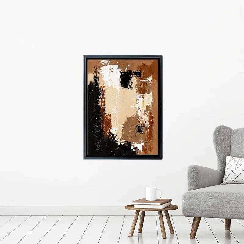 Cappuccino Abstract Canvas Print Cappuccino Abstract Canvas Print wall art product Svetlana Aleynikova