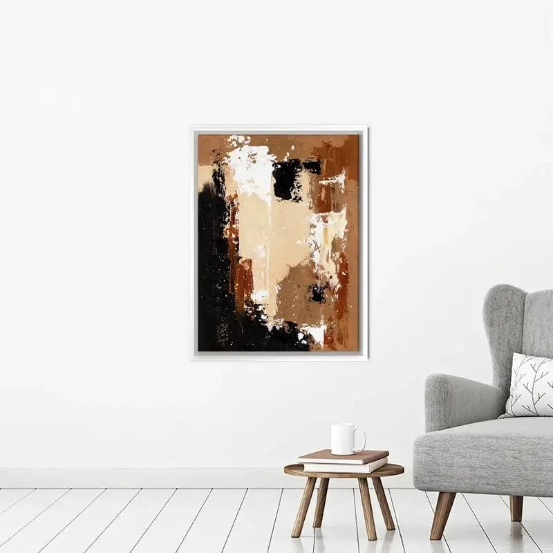 Cappuccino Abstract Canvas Print Cappuccino Abstract Canvas Print wall art product Svetlana Aleynikova