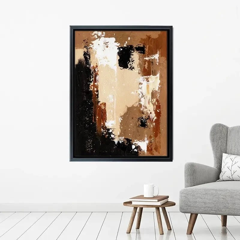 Cappuccino Abstract Canvas Print Cappuccino Abstract Canvas Print wall art product Svetlana Aleynikova
