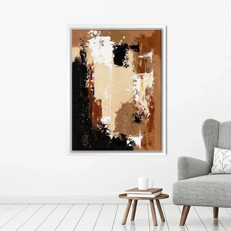 Cappuccino Abstract Canvas Print Cappuccino Abstract Canvas Print wall art product Svetlana Aleynikova
