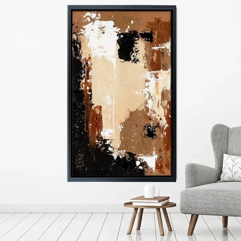 Cappuccino Abstract Canvas Print Cappuccino Abstract Canvas Print wall art product Svetlana Aleynikova