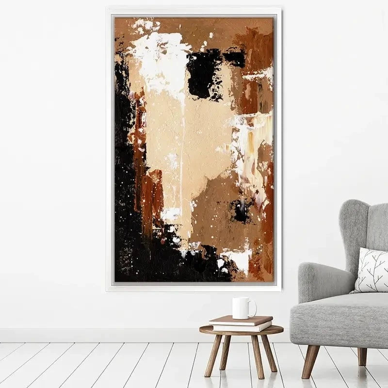 Cappuccino Abstract Canvas Print Cappuccino Abstract Canvas Print wall art product Svetlana Aleynikova