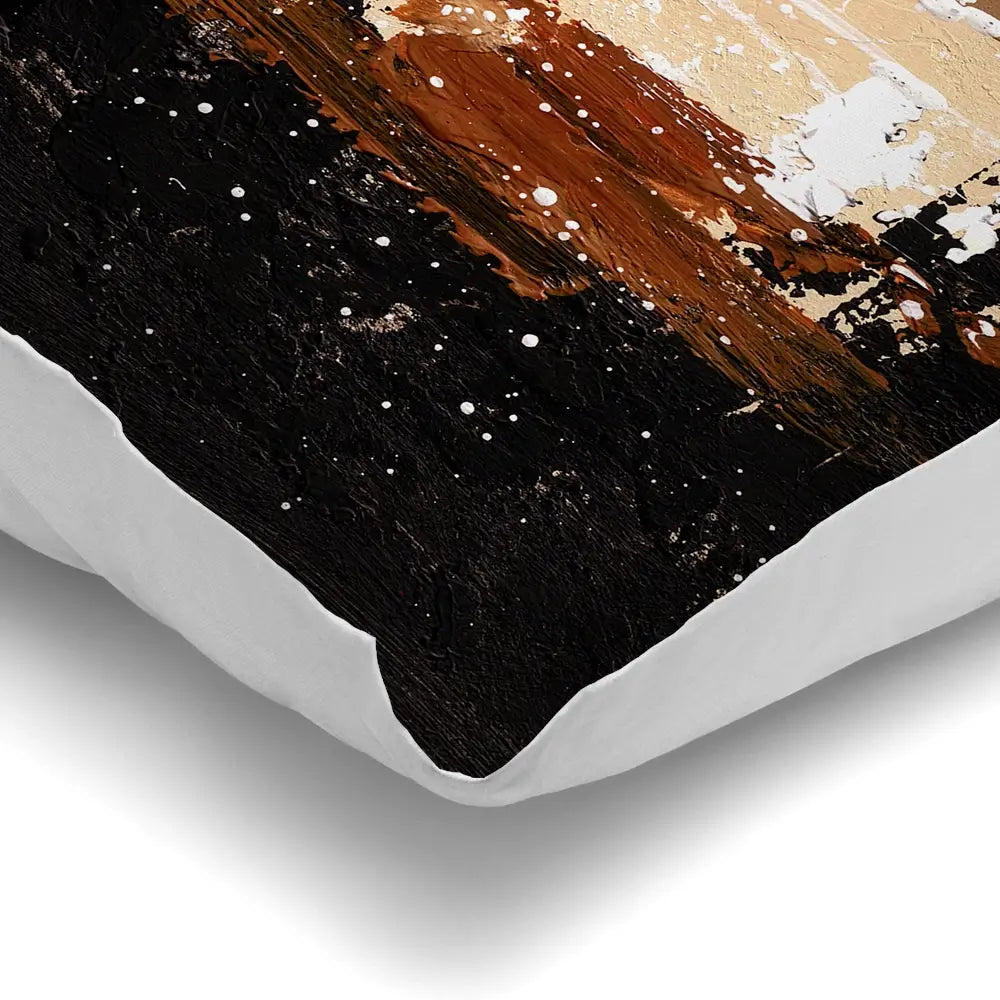 Cappuccino Abstract Cushion Cappuccino Abstract Cushion wall art product Art Print Shop
