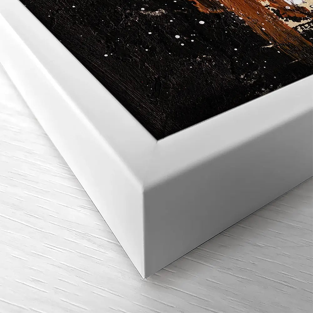 Cappuccino Abstract Square Canvas Print Cappuccino Abstract Square Canvas Print wall art product Art Print Shop