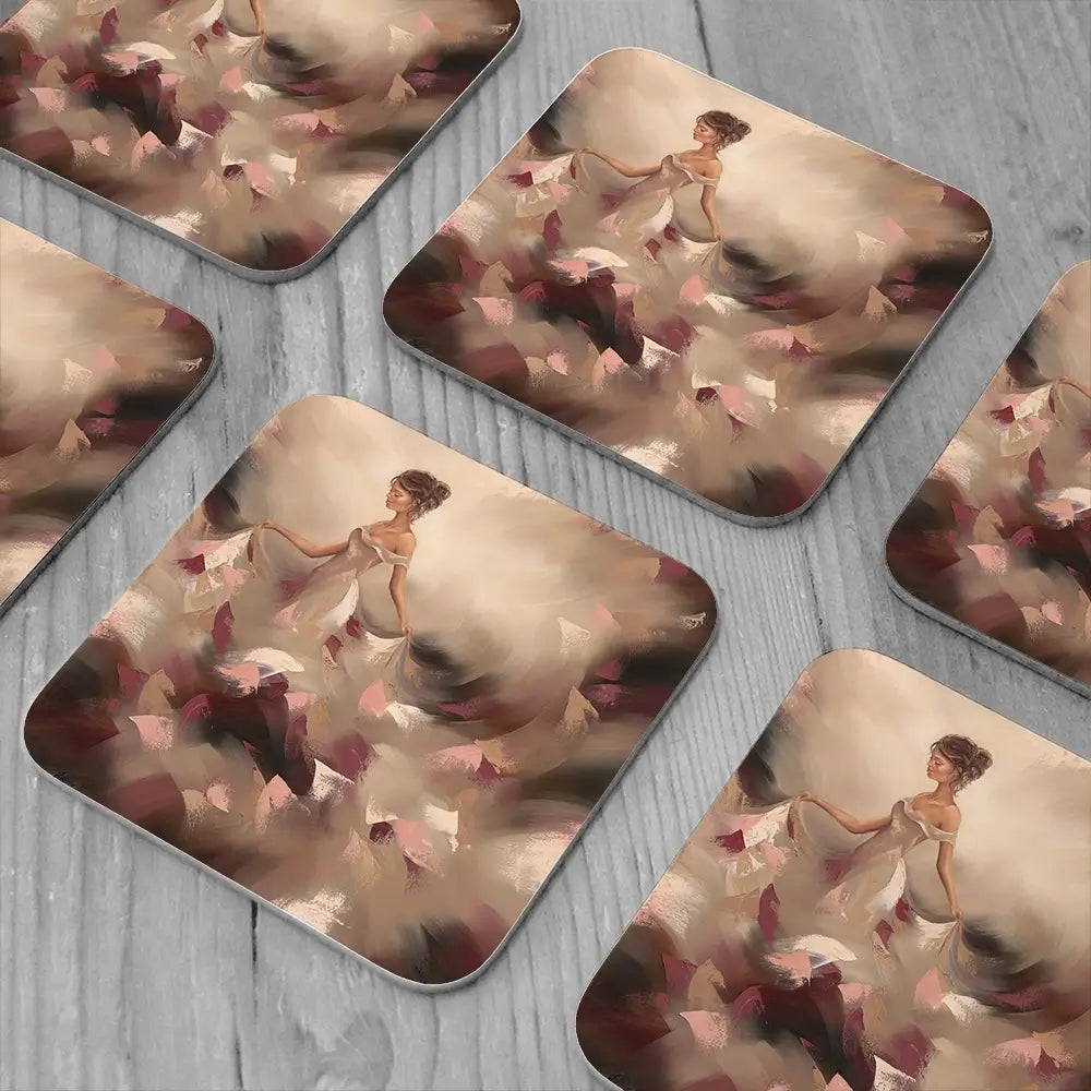 Carefree Coaster Set Carefree Coaster Set wall art product Isabella Karolewicz