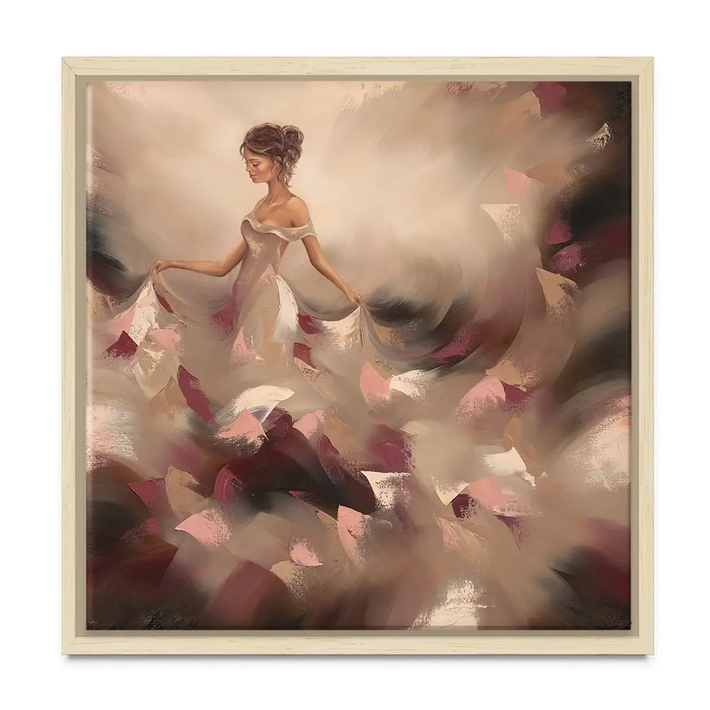 Carefree Square Canvas Print Carefree Square Canvas Print wall art product Isabella Karolewicz